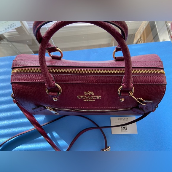 Coach Handbags - Burgundy Coach Handbag, Brand New, 10.5” x 7”x 4”